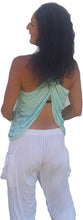Load image into Gallery viewer, YOGAZ Eco-Friendly Bamboo Fabric Bow Cool Mint Green Dressy Tank Top
