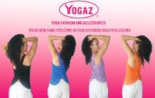 Load image into Gallery viewer, YOGAZ Eco-Friendly Bamboo Fabric Luminous Orange BOW Tank Top
