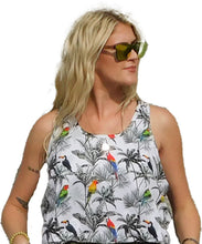 Load image into Gallery viewer, Parrots in Paradise Super Cool Chill Tank Top
