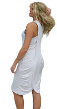Load image into Gallery viewer, Yogaz New Eco Friendly Bamboo  Ivory Swimsuit Cover-Sun Dress is called &quot;Wave&quot;. It&#39;s super cute, elegant and so comfortable.
