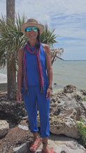 Load and play video in Gallery viewer, YOGAZ &quot;NEW&quot; Royal Blue Bamboo Pants with our Signature Pocket in Pocket Design
