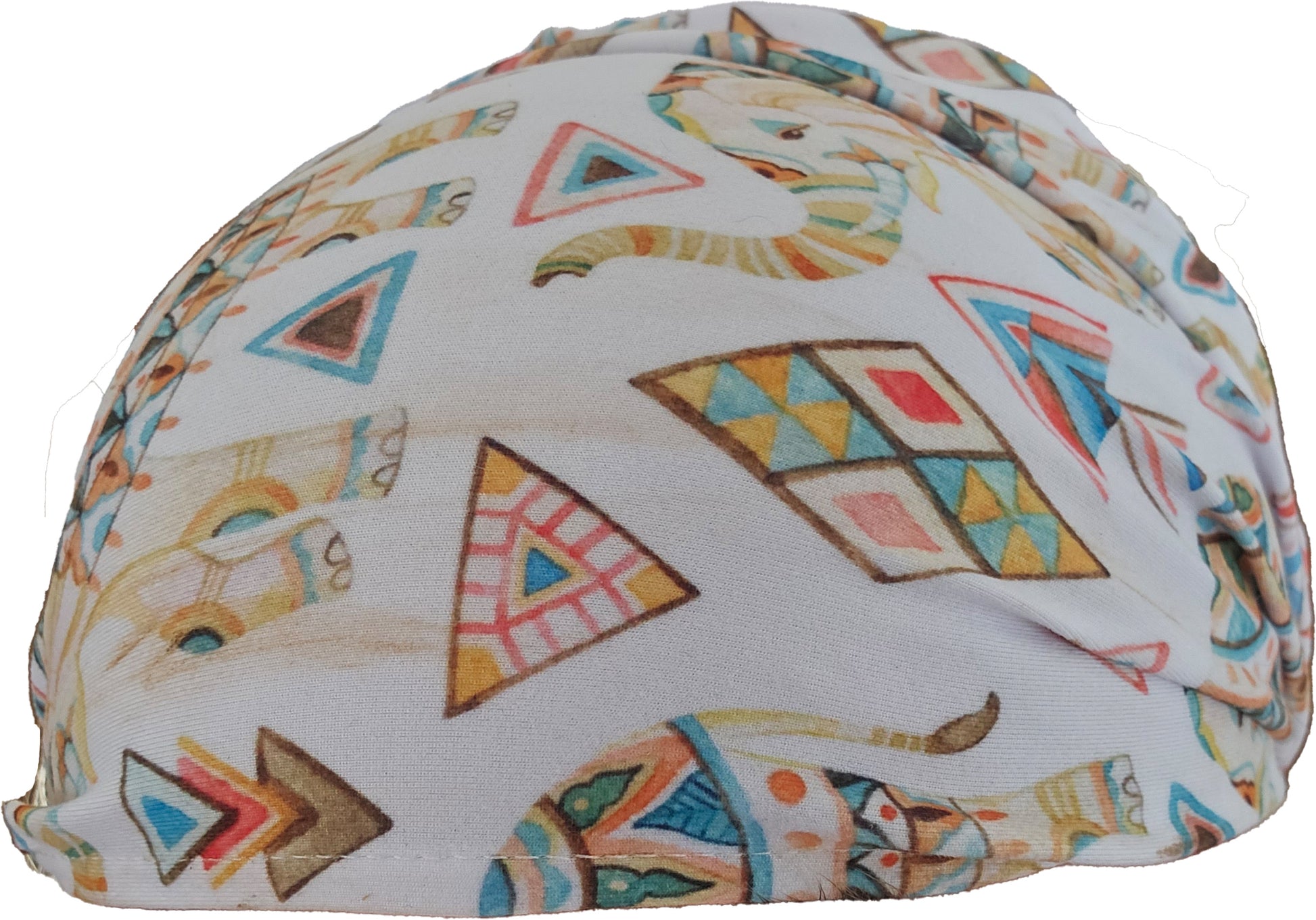 a close up of a hat on a white background