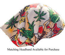 Load image into Gallery viewer, matching hula girl hawaiian design headband to match tank top 

