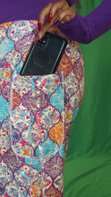 Load image into Gallery viewer, YOGAZ Nina Print Pants with our signature two Pockets in one design
