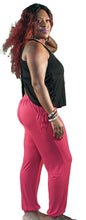 Load image into Gallery viewer, YOGAZ Eco-Friendly Bamboo Hot-Pink  Pants with our Signature Pocket in Pocket design
