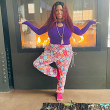 Load image into Gallery viewer, YOGAZ Eco-Friendly Bamboo Fabric Breathe Keyhole Purple Long Sleeve Shirt
