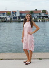 Load image into Gallery viewer, Yogaz New Eco Friendly Bamboo Pink Swimsuit Cover-Sun Dress is called &quot;Wave&quot;. It&#39;s super cute, elegant and so comfortable.

