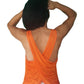 YOGAZ Eco-Friendly Bamboo Fabric Luminous Orange BOW Tank Top