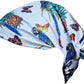 Tropical Stripe Parrot headband matching parrot shorts - YOGAZ
