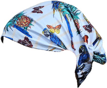 Load image into Gallery viewer, Tropical Stripe Parrot headband matching parrot shorts
