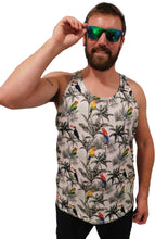 Load image into Gallery viewer, Parrots in Paradise Super Cool Chill Tank Top
