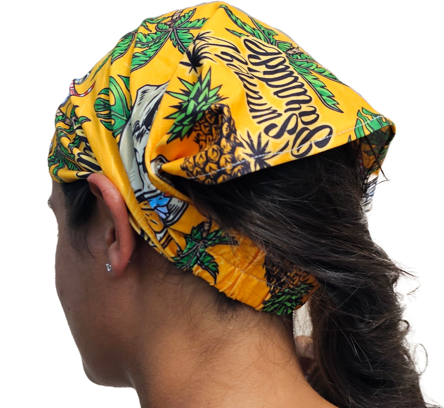 SkullCup Headband matches the Skullcup Tank Top - YOGAZ