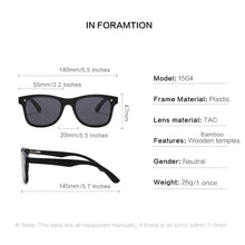 Load image into Gallery viewer, the measurements of a pair of sunglasses
