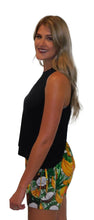 Load image into Gallery viewer, Yogaz Tooty Fruity Fun Print Shorts for Pickleball, Yoga Gardening and more!
