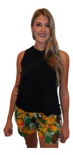 Load image into Gallery viewer, YOGAZ Eco-Friendly Bamboo Fabric Luscious Super Soft Black BOW Tank Top
