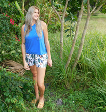 Load image into Gallery viewer, YOGAZ Breezy Tropical Stripe Colorful &amp; Fun Shorts
