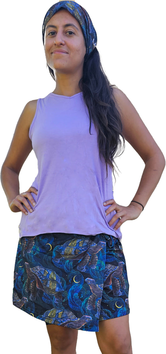 Tranquil Turtles Skirt-Wrap - YOGAZ